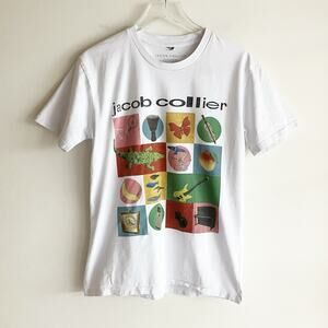 Jacob Collier Medium Djesse 2024 White Tour Tee T Shirt Vol 4 Short Sleeve